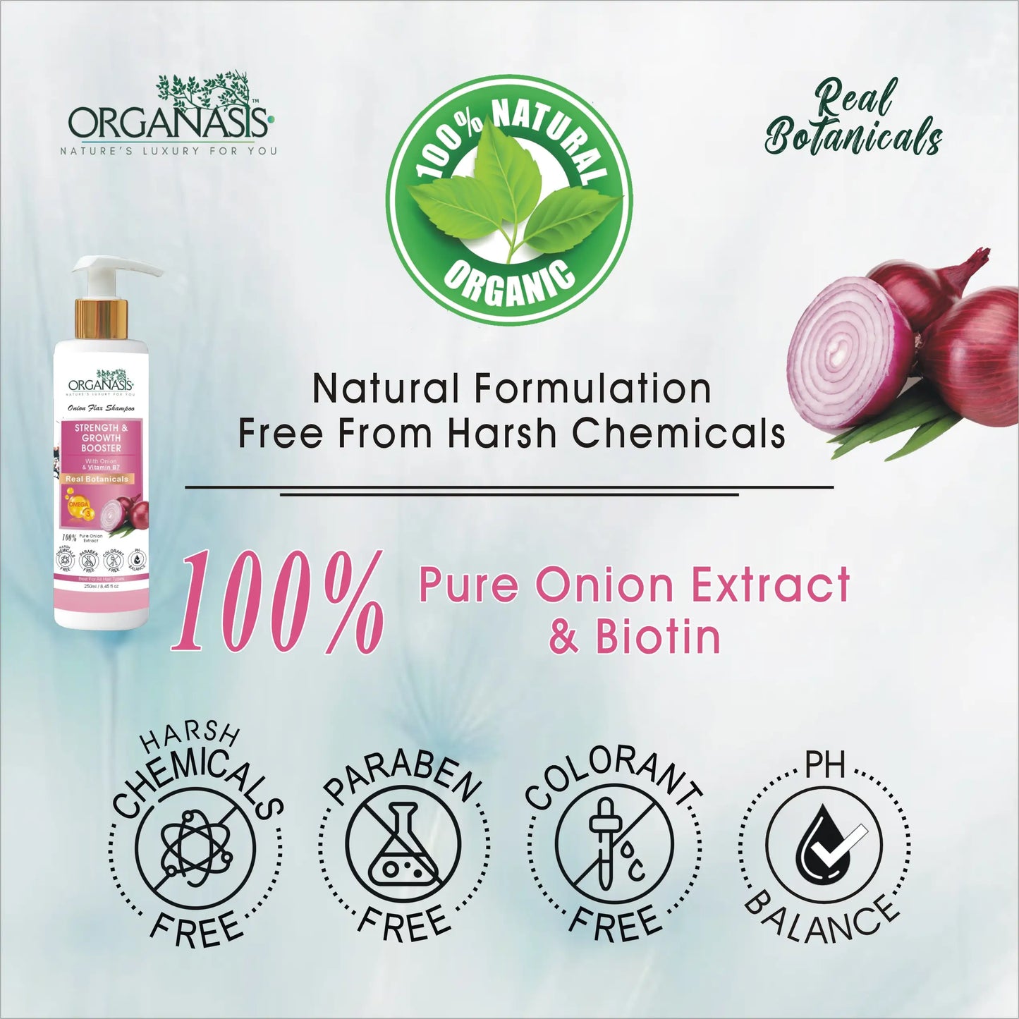 Organic Onion Shampoo