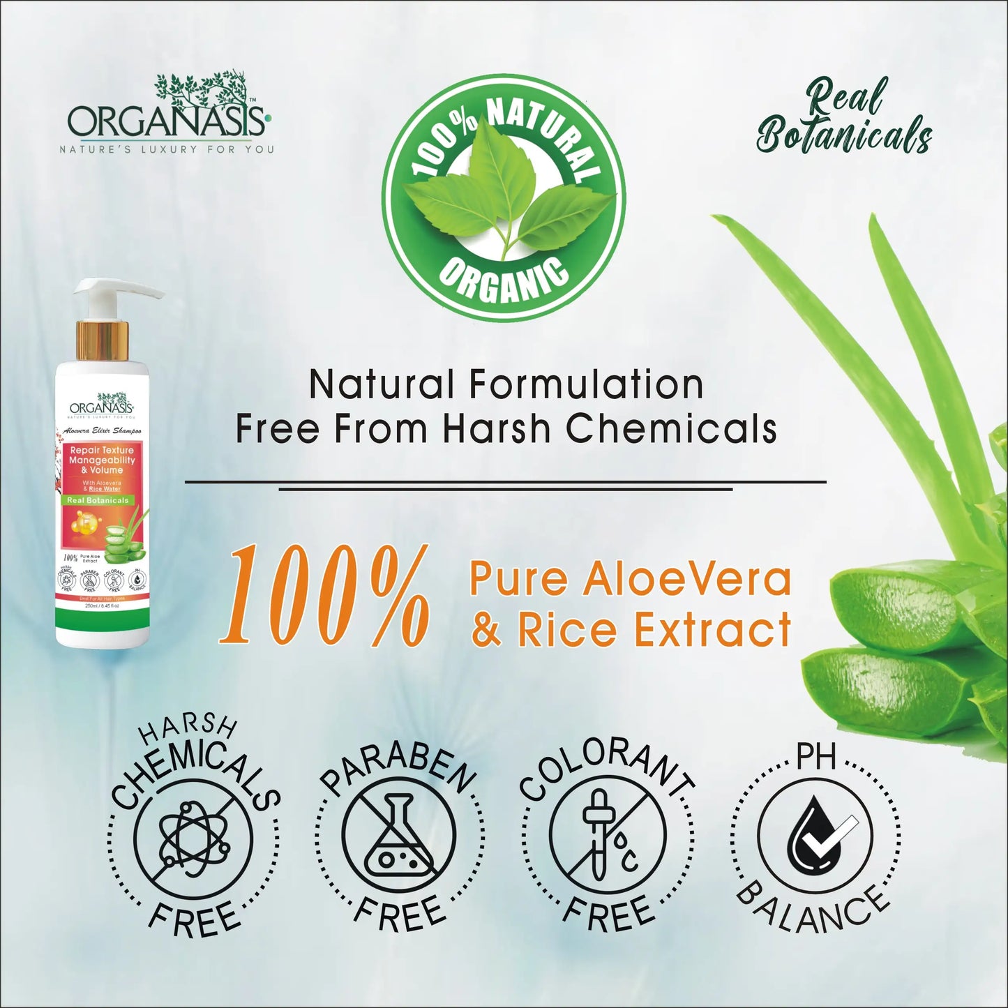 Organic Aloevera Shampoo