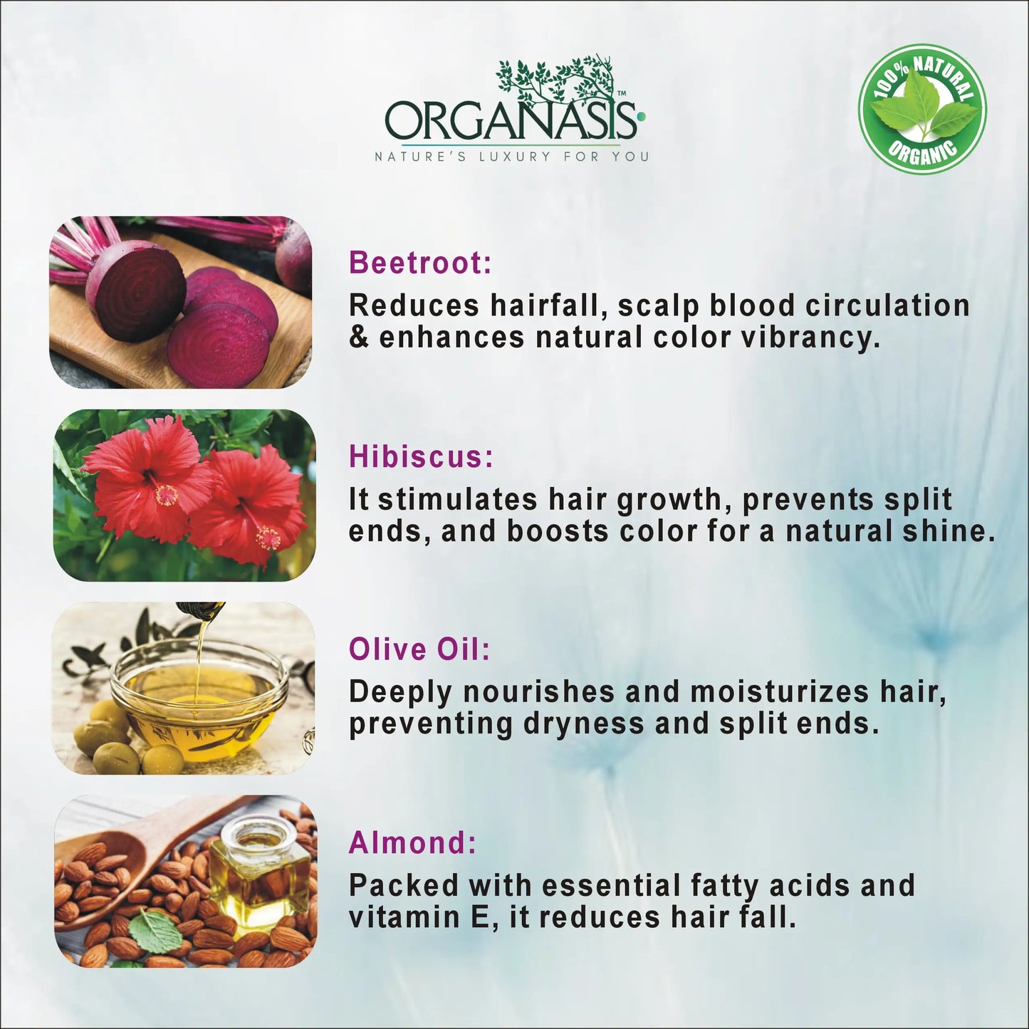 Organic Beetroot Shampoo