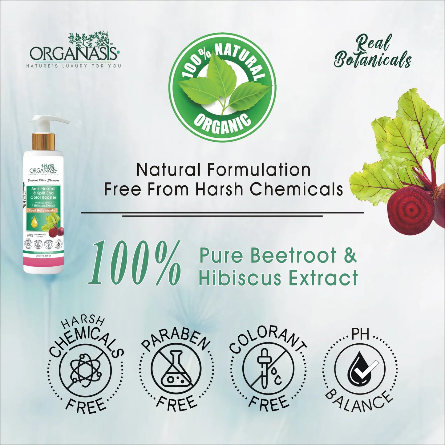 Organic Beetroot Shampoo